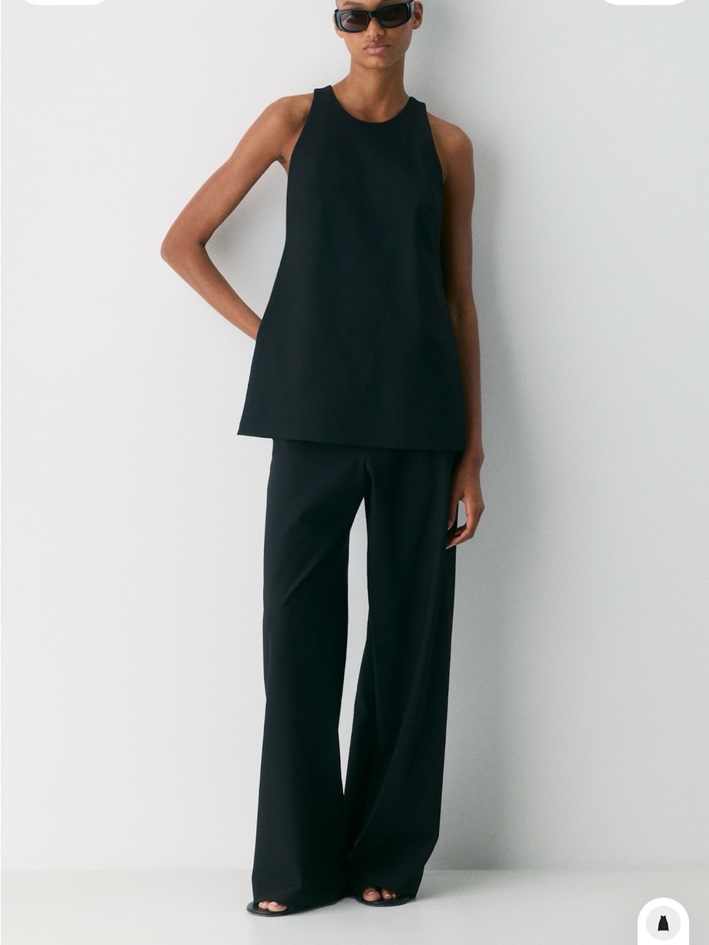 ARITZIA NWT Blithe Top Tank Black
